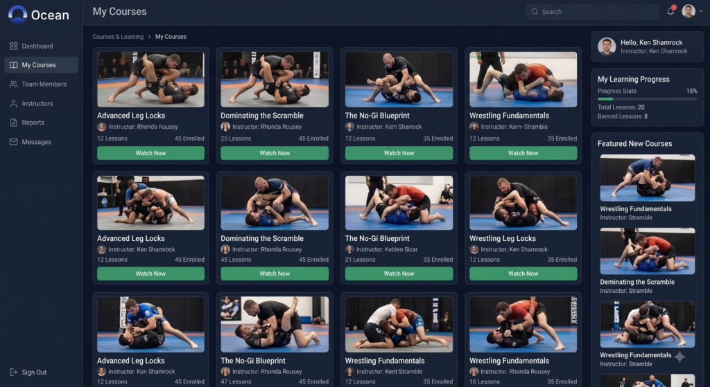 The Athletes Ocean platform